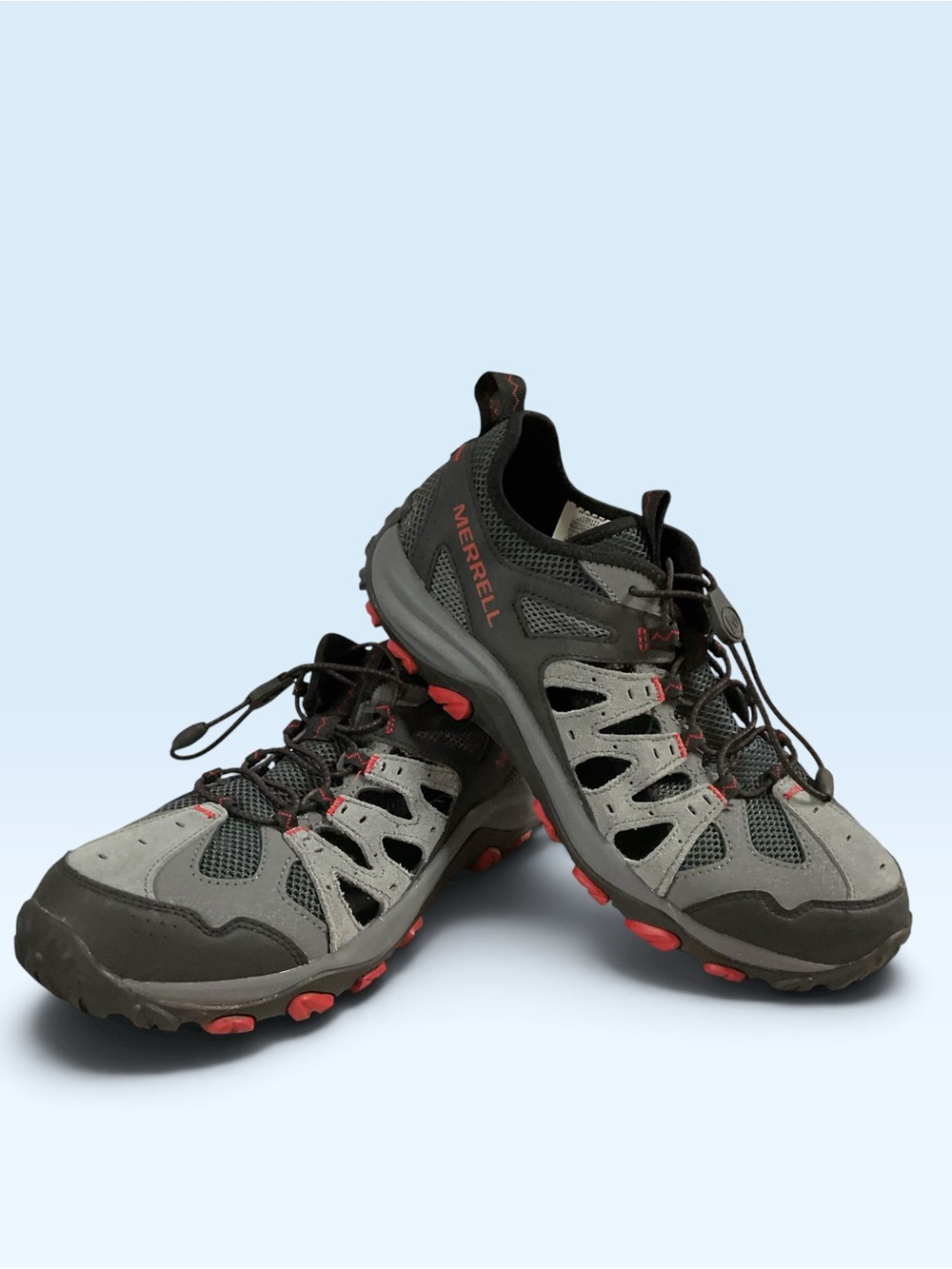 Merrell Accentor 3 Sieve Men's Gray/Red Trail Shoes Size 10.5 SN J135177